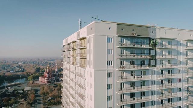 Полет на квадрокоптере - ЖК Династия смотреть онлайн