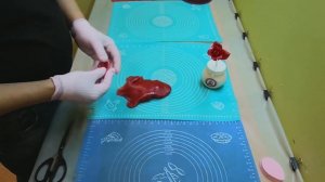 Роза из карамели