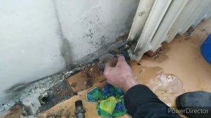 #сгонбатареяжкх Замена куска трубы в подвал, на полипропилен.