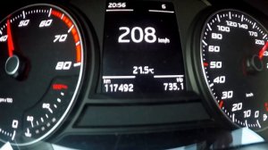 Top speed Maximální rychlost Seat Leon 5F MK3 ST 1.4 TSI 92 KW 125 HP