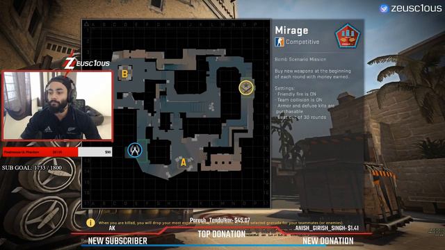 [LIVE] Afternoon CSGO Stream [LET'S GO 2000 SUBS!!!] ..#glitchy MOUSE. :( | zeusc1ous смотреть онлайн