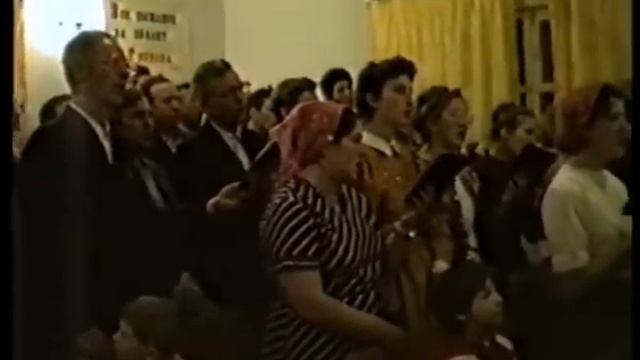 Архивное видео | Пушков Е.Н. на служении в Солнцевке | 1989г.