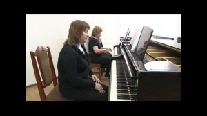 фортепианный дуэт Терентьева Е  И , Илларионова Е  Н