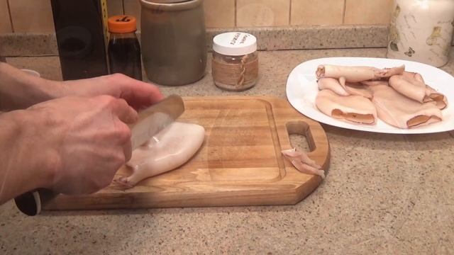 Кальмары. Делаем простую но вкусную закуску смотреть онлайн