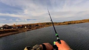 Ловля уклейки на мушку.