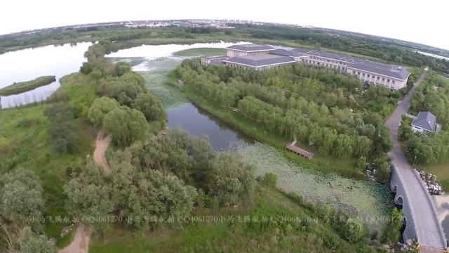 唐山南湖公园风光（航拍）Tangshan south lake park смотреть онлайн