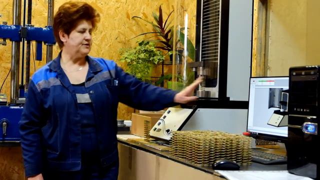 Проверка качества изготовленных пружин на Сланцевском заводе пружин смотреть онлайн