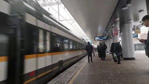 ЭП2ДМ-0227 ЦППК на платформе Ольгино МЦД-4