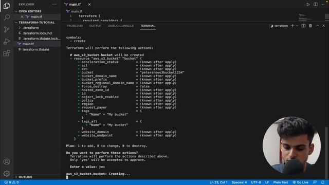 Terraform tutorial - Create an S3 bucket and upload file using Terraform.