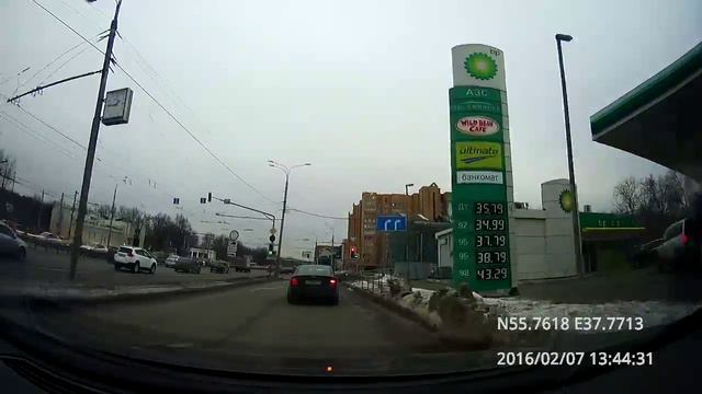 Марьино - Измайлово - Косино-Ухтомский - Выхино-Жулебино - Лыткарино 07/02/2016 (timelapse 4x)