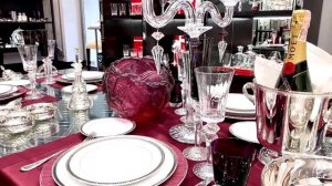 Сервировка Стола с Подстановочной Тарелкой | Empire Hall Представитель Baccarat Christofle Meissen