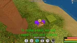 How to make Arrows & Bolts in Booga booga