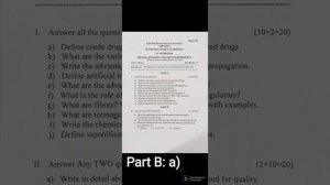 Pharmacognosy and Phytochemistry-I Questions Review| Gitam Pharmacognosy Answers #Cognosyquestions