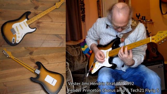 Vester Tradition LTD Jimi Hendrix Strat 1992 смотреть онлайн