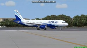 IndiGo A320 Delhi Indira Gandhi International Airport VIDP Landing FS9