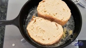 Французские тосты к завтраку Рецепт, пошаговый, как приготовить, видеорецепт