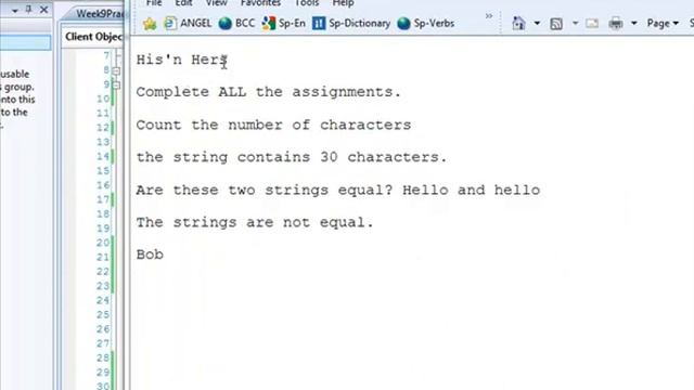 JavaScript Strings