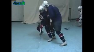 Учимся выполнять силовые приемы в хоккее (на сухой) с 12 лет или росте выше 165 см