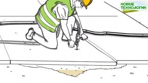 Заполнение пустот пенополиуретаном, Экотермикс,  ППУ, Ремонт складских полов