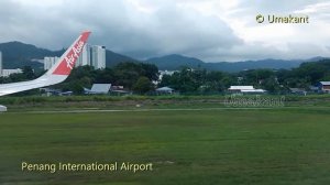 Penang Island view from Flight- Landing of Langkawi Penang Flight in Penang International Airport