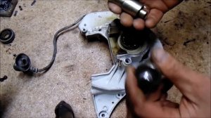 как запрессовать подшипник в картер бензопилы,бензокосы,бензореза