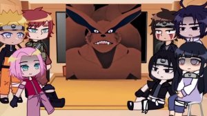 Naruto's Friends React To Kurama // Gacha Club