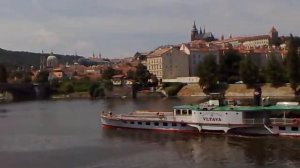 VLTAVA на Влтаве. Колесный пароход. Прага. Praha Vltava.