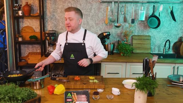 "Купаты с вялеными томатами" по фирменному рецепту шеф-повара Дмитрия Выродова смотреть онлайн