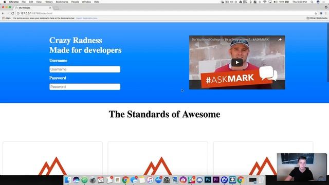 22. Intro to building your first CSS for website - Full stack web development Tutorial Course смотреть онлайн