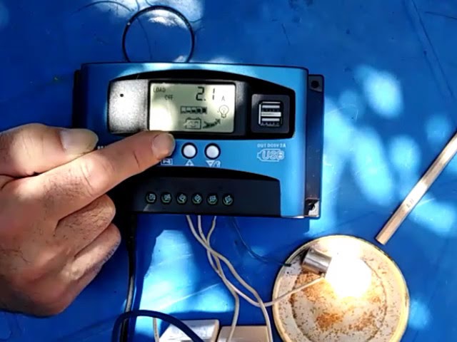 Контроллер зарядки солнечной батареи. Инструкция. смотреть онлайн