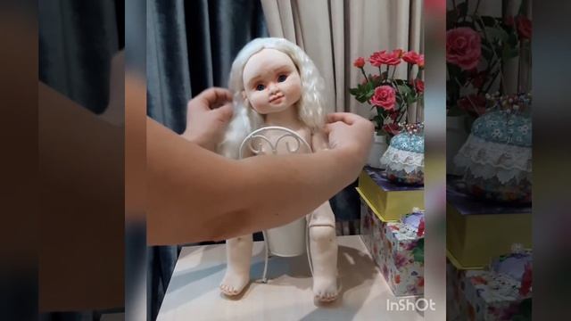 Парик для куклы. Мила. Рост 49 см. смотреть онлайн