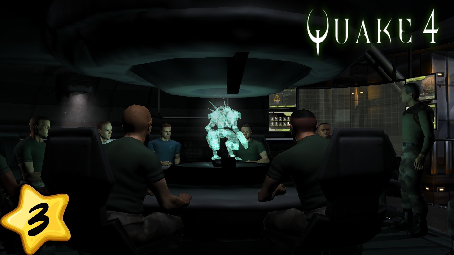 Quake 4 ⫸ Прохождение #3 ⫸ Каньон