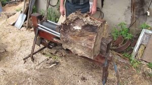 Самодельный дровокол