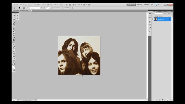 How to refresh the color of old pictures in Photoshop | Internet Tips смотреть онлайн