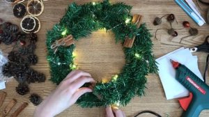 Новогодний венок своими руками