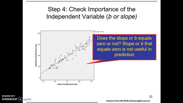 Simple linear regression Part II
