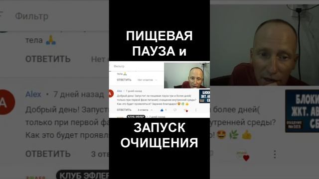 ПИЩЕВАЯ ПАУЗА и ЗАПУСК ОЧИЩЕНИЯ ВНУТРЕННЕЙ СРЕДЫ. 1я фаза пищевого взаимодействия. Напитывание.