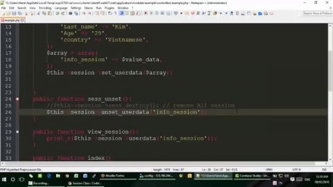 Stream Codeignter PHP For Beginer - (Part 4) Session And Cookie