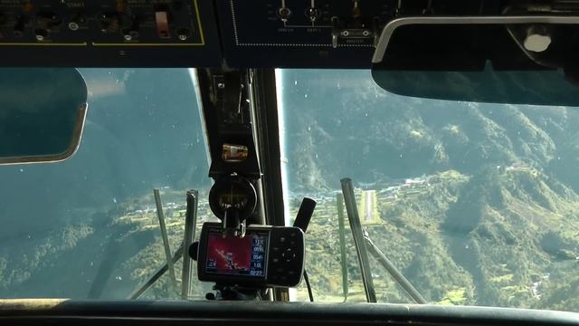 Lukla - Tenzing Hillary Airport . One of the most dangerous airports in the world. Himalayas, Nepal смотреть онлайн