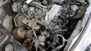 Прыгает стрелка температуры, перегревается W212, W204, W205, мотор 274,Замена помпы на, ОМ 274.