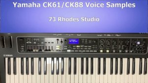 Yamaha CK61 & CK88 Stage Piano Review