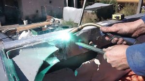 Быстрая MIG сварка полуавтоматом алюминия