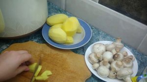 КАРТОШКА С ГРИБАМИ В МУЛЬТИВАРКИ/POTATO WITH MUSHROOMS IN A MULTI-COOKER