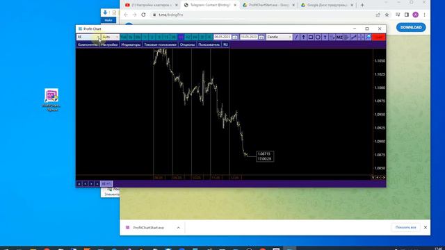 Установка и знакомство с Profit-Chart смотреть онлайн