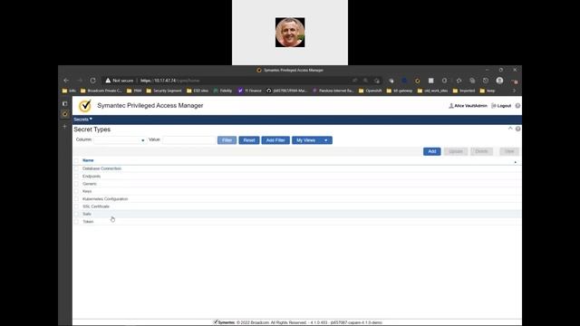 Symantec PAM - Secrets Management - Secret Types смотреть онлайн