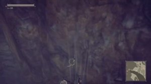 NieR:Automata - Forest - Jumping over a canyon