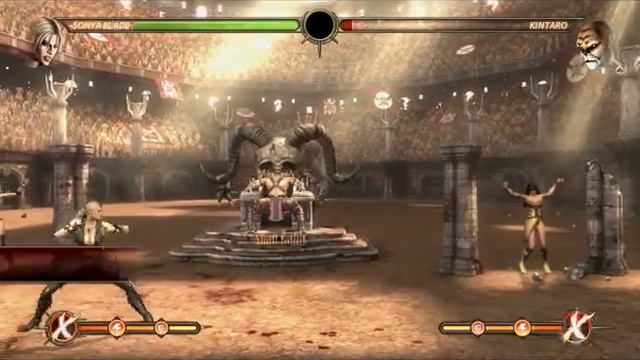 Mortal Kombat 9 Challenge Tower 300 Sonya No Block No Hits Only Special Moves смотреть онлайн