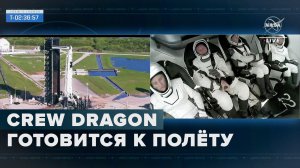 Россиянка Анна Кикина на борту корабля Crew Dragon — видео