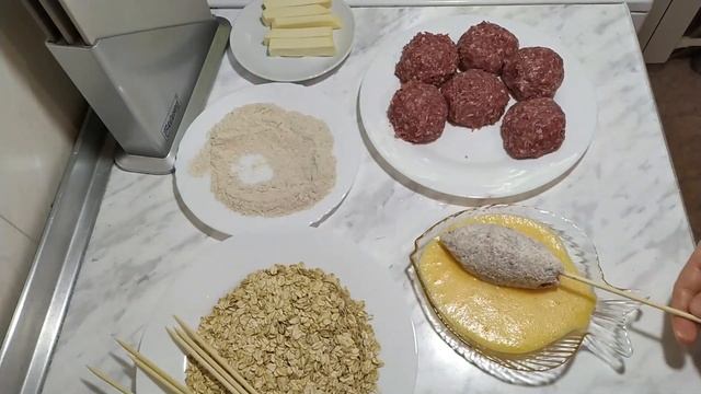 ЛЮЛЯ-КЕБАБ/ Люля Кебаб в духовке/ Люлякебаб на шпажках в Панировке/ Kebab