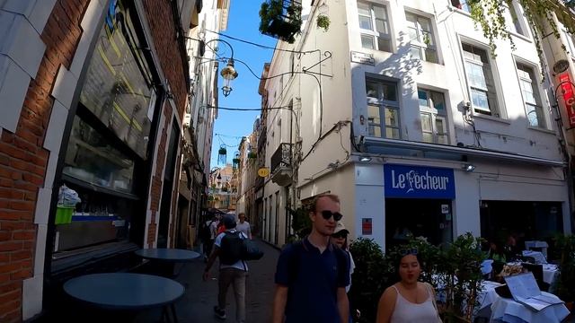 Brussels (Bruxelles), Belgium Walking Tour (4k Ultra HD 60 fps) - With Captions смотреть онлайн